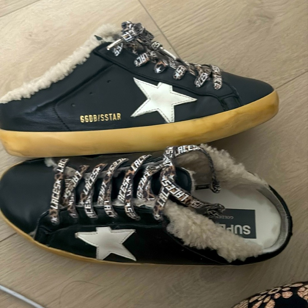 Golden goose worn once